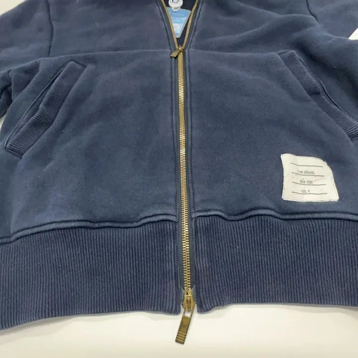 Thom Browne Thom Browne Classic Stripe Zip Jacket Size US M / EU 48-50 / 2 - 9 Thumbnail
