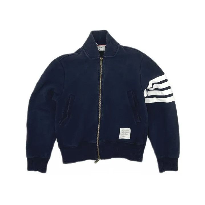 Thom Browne Thom Browne Classic Stripe Zip Jacket Size US M / EU 48-50 / 2 - 2 Thumbnail
