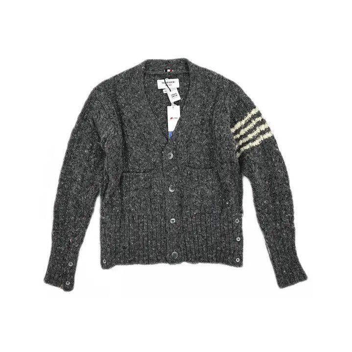 Thom Browne Thom Browne Classic Striped Wool Cardigan Size US M / EU 48-50 / 2 - 2 Thumbnail