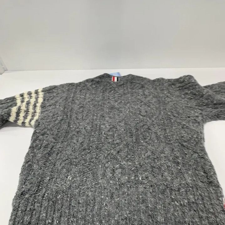 Thom Browne Thom Browne Classic Striped Wool Cardigan Size US M / EU 48-50 / 2 - 13 Thumbnail