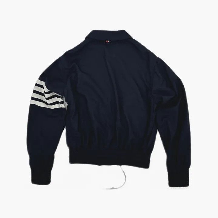 Thom Browne Thom Browne Striped Wool Flight Jacket for Men Size US S / EU 44-46 / 1 - 3 Thumbnail