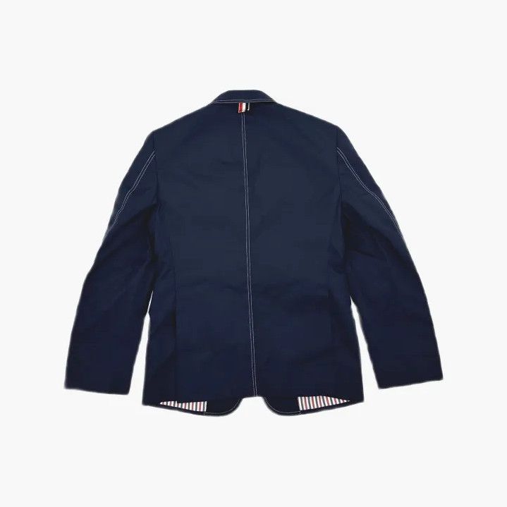 Thom Browne Thom Browne Men's Navy Suit Jacket Size US S / EU 44-46 / 1 - 3 Thumbnail
