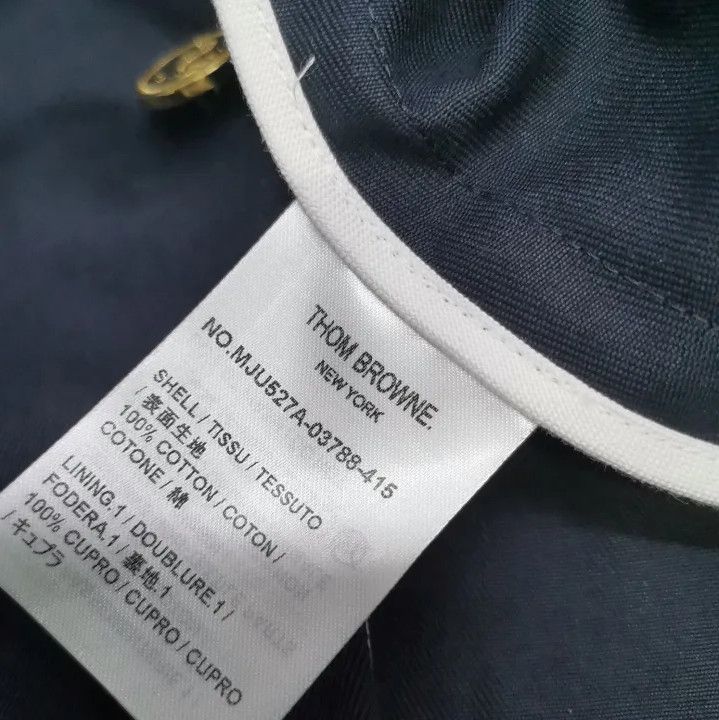 Thom Browne Thom Browne Navy Stripe Blazer for Men Size US S / EU 44-46 / 1 - 2 Thumbnail