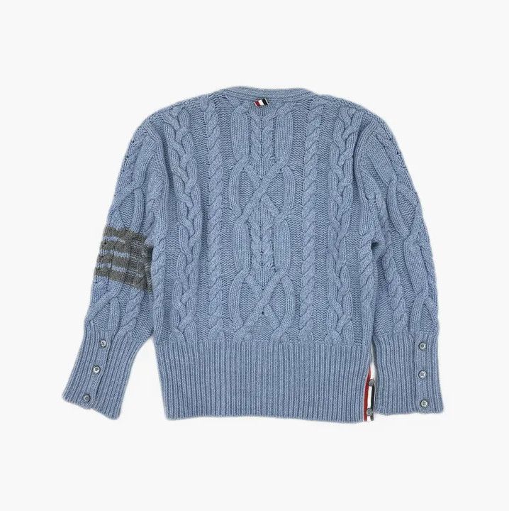 Thom Browne Thom Browne Blue Versatile Knitted Cardigan Size US L / EU 52-54 / 3 - 3 Thumbnail