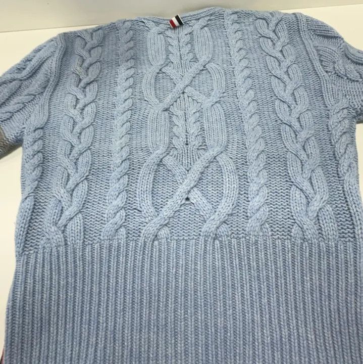 Thom Browne Thom Browne Blue Versatile Knitted Cardigan Size US L / EU 52-54 / 3 - 10 Thumbnail