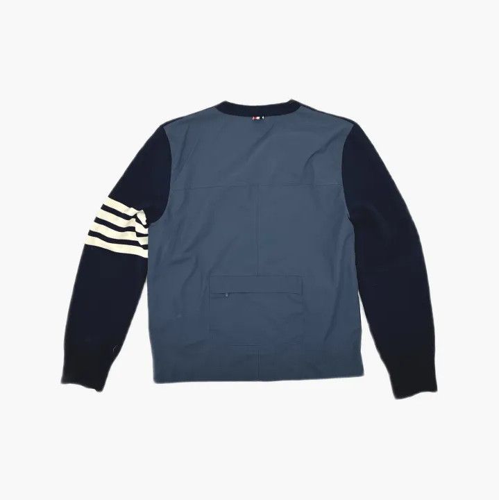 Thom Browne Thom Browne Navy Stripe Wool Cardigan Size US S / EU 44-46 / 1 - 3 Thumbnail