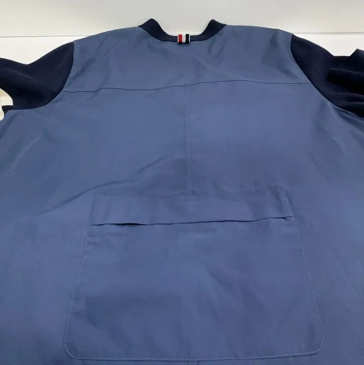 Thom Browne Thom Browne Navy Stripe Wool Cardigan Size US S / EU 44-46 / 1 - 7 Thumbnail