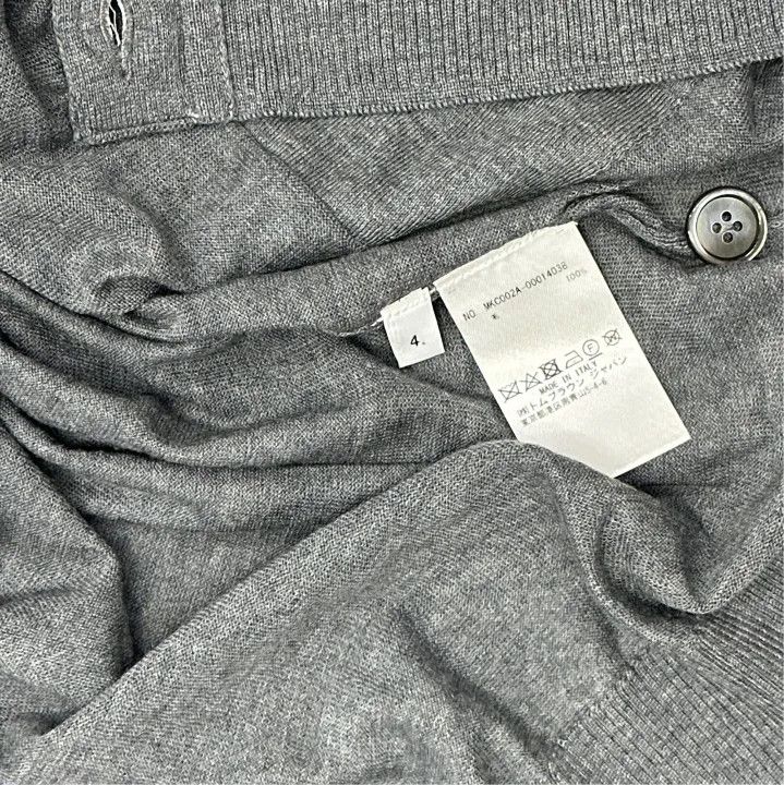 Thom Browne Thom Browne Classic V-Neck Knit Cardigan for Men Size US M / EU 48-50 / 2 - 2 Thumbnail