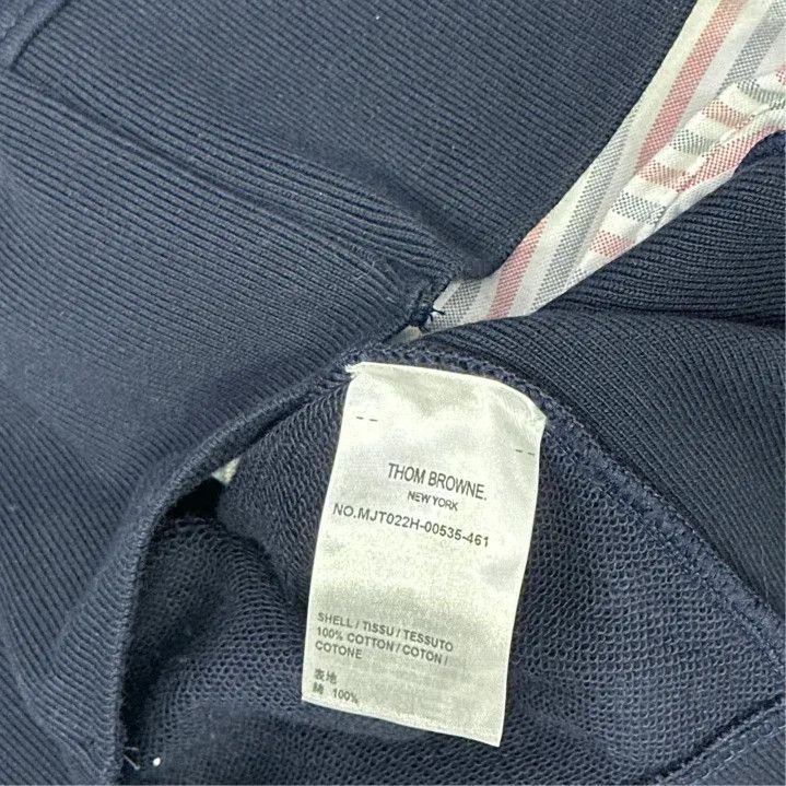 Thom Browne Thom Browne Classic Hooded Zip Sweatshirt for Men Size US L / EU 52-54 / 3 - 2 Thumbnail