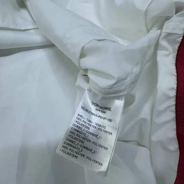 Thom Browne Thom Browne White Stripe Detail Jacket Size US XL / EU 56 / 4 - 4 Thumbnail