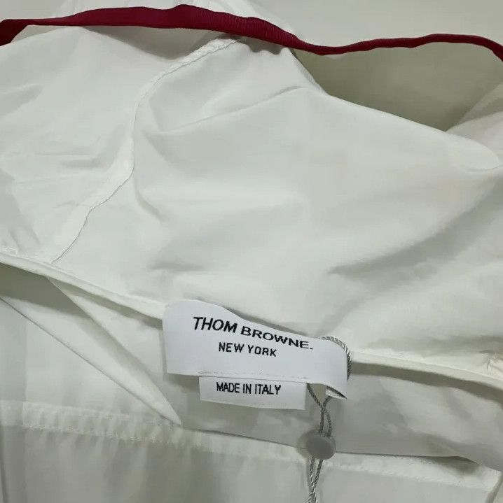Thom Browne Thom Browne White Stripe Detail Jacket Size US XL / EU 56 / 4 - 7 Thumbnail