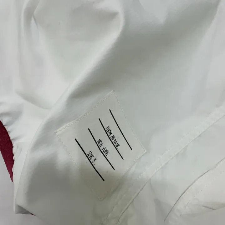 Thom Browne Thom Browne White Stripe Detail Jacket Size US XL / EU 56 / 4 - 6 Thumbnail
