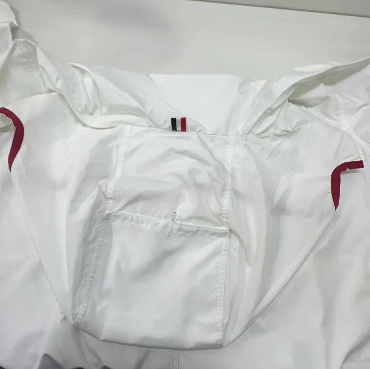 Thom Browne Thom Browne White Stripe Detail Jacket Size US XL / EU 56 / 4 - 10 Thumbnail