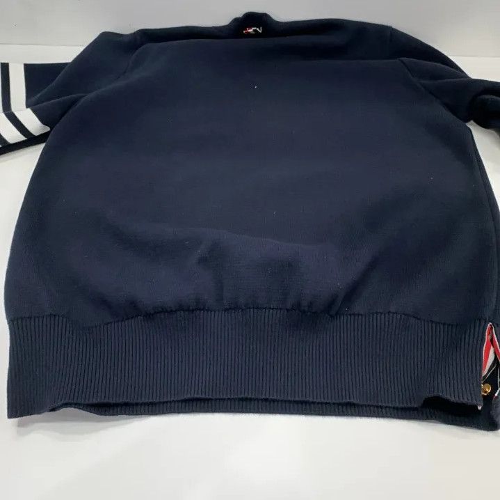 Thom Browne Thom Browne Classic Striped Knit Sweater for Men Size US L / EU 52-54 / 3 - 10 Thumbnail