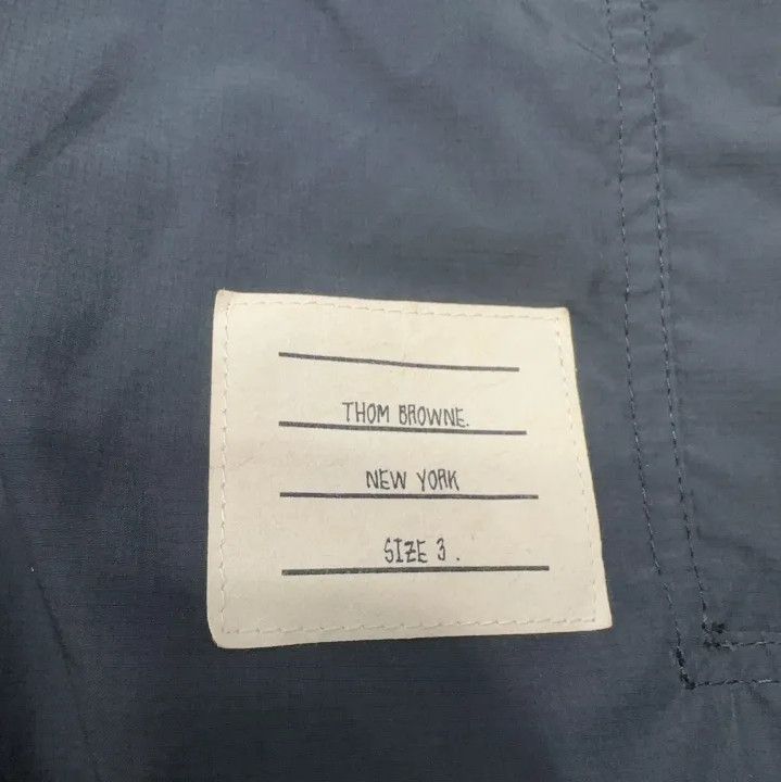 Thom Browne Thom Browne Classic Zip Hoodie with Four Stripes Size US M / EU 48-50 / 2 - 4 Thumbnail