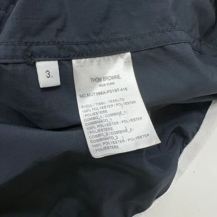 Thom Browne Thom Browne Classic Zip Hoodie with Four Stripes Size US M / EU 48-50 / 2 - 6 Thumbnail
