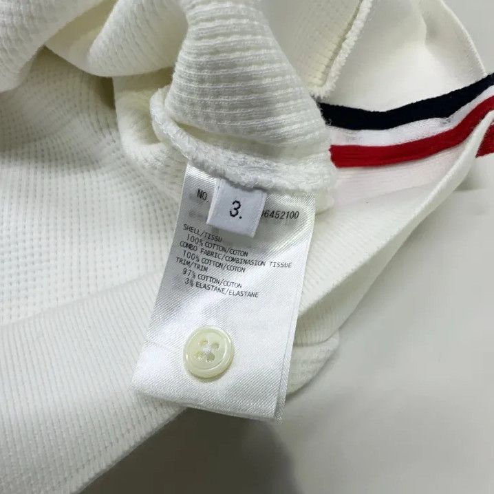 Thom Browne Thom Browne Classic White Long Sleeve Sweater Size US M / EU 48-50 / 2 - 6 Thumbnail