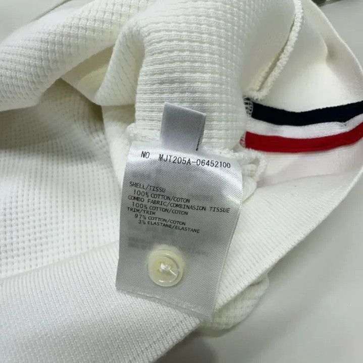 Thom Browne Thom Browne Classic White Long Sleeve Sweater Size US M / EU 48-50 / 2 - 5 Thumbnail