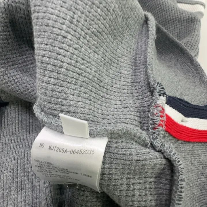 Thom Browne Thom Browne Gray Classic Stripe Long Sleeve Sweatshirt Size US XL / EU 56 / 4 - 4 Thumbnail