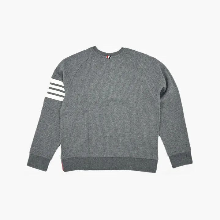 Thom Browne Thom Browne Gray Classic Stripe Long Sleeve Sweatshirt Size US XL / EU 56 / 4 - 3 Thumbnail