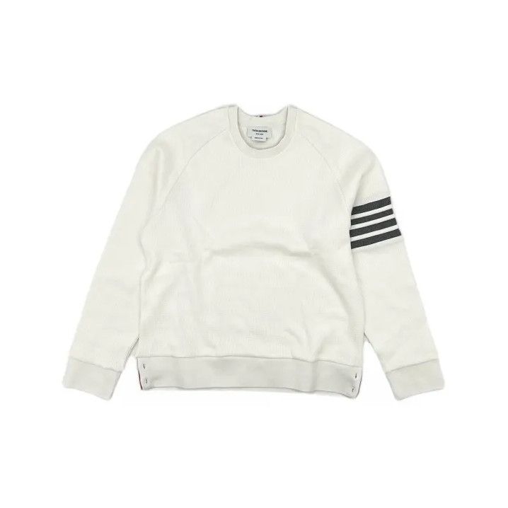 Thom Browne Thom Browne Classic Striped Long Sleeve Sweatshirt Size US M / EU 48-50 / 2 - 2 Thumbnail