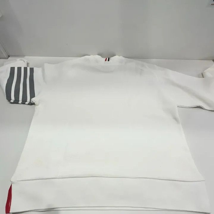 Thom Browne Thom Browne Classic Striped Long Sleeve Sweatshirt Size US M / EU 48-50 / 2 - 8 Thumbnail