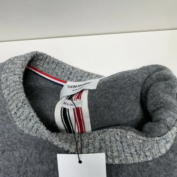 Thom Browne Thom Browne Gray Long Sleeve Sweater Size US S / EU 44-46 / 1 - 14 Thumbnail
