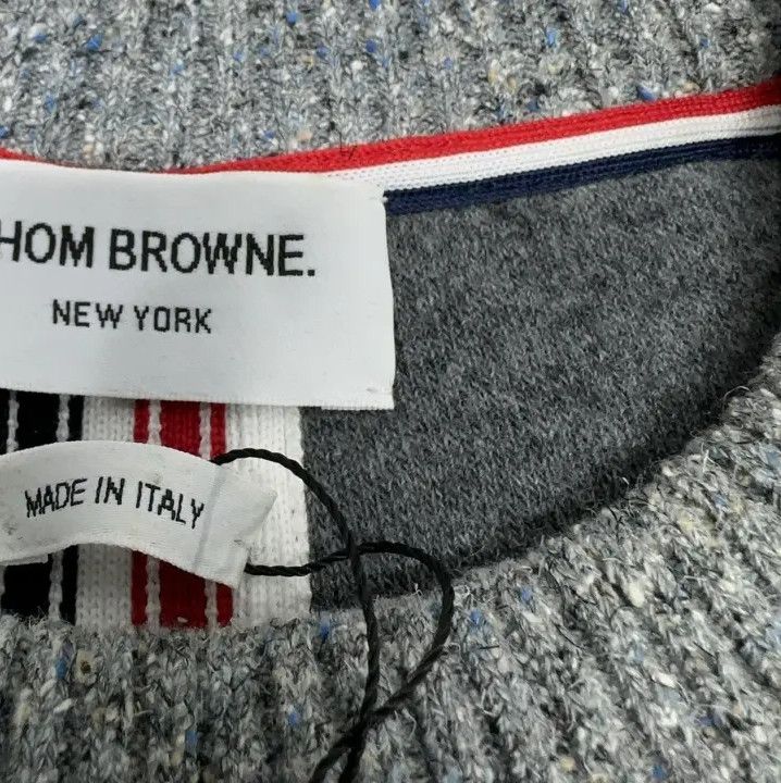 Thom Browne Thom Browne Gray Long Sleeve Sweater Size US S / EU 44-46 / 1 - 12 Thumbnail