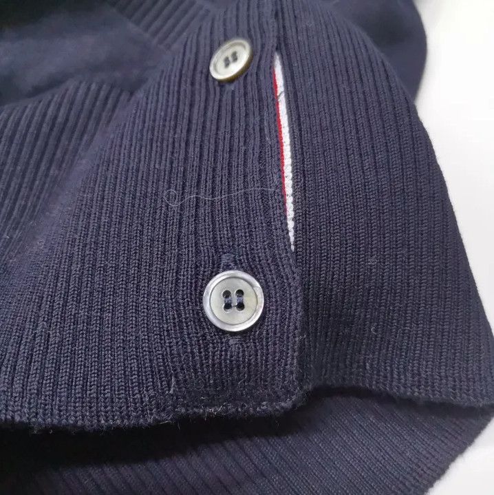 Thom Browne Thom Browne Classic V-Neck Merino Wool Cardigan Size US M / EU 48-50 / 2 - 5 Thumbnail