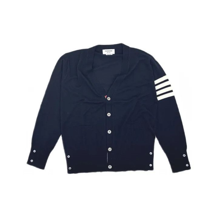 Thom Browne Thom Browne Classic Merino Wool Cardigan Size US M / EU 48-50 / 2 - 2 Thumbnail