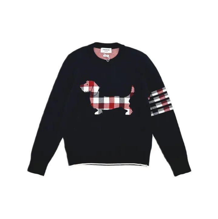 Thom Browne Thom Browne Navy Cartoon Dog Sweatshirt Size US S / EU 44-46 / 1 - 2 Thumbnail
