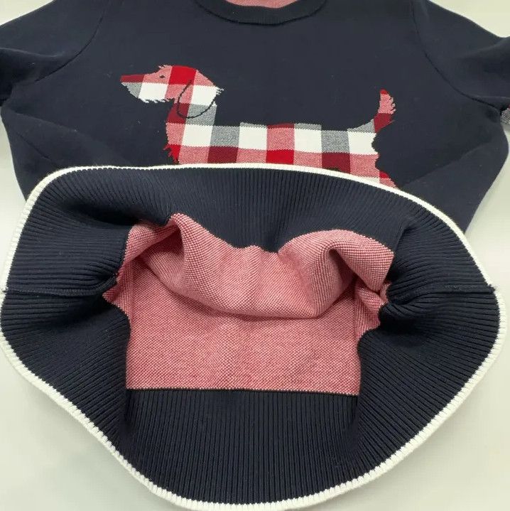 Thom Browne Thom Browne Navy Cartoon Dog Sweatshirt Size US S / EU 44-46 / 1 - 7 Thumbnail