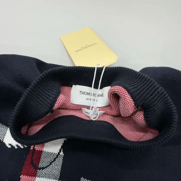 Thom Browne Thom Browne Navy Cartoon Dog Sweatshirt Size US S / EU 44-46 / 1 - 6 Thumbnail