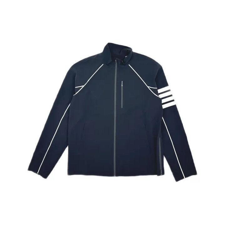 Thom Browne Thom Browne Striped Navy Blue Sports Jacket Size US L / EU 52-54 / 3 - 2 Thumbnail