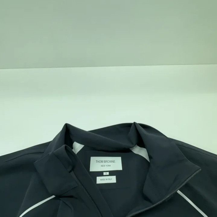 Thom Browne Thom Browne Striped Sports Jacket in Navy Blue Size US S / EU 44-46 / 1 - 6 Thumbnail