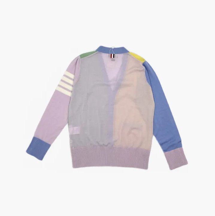 Thom Browne Thom Browne Color Block Long Sleeve Knit Cardigan Size US M / EU 48-50 / 2 - 3 Thumbnail