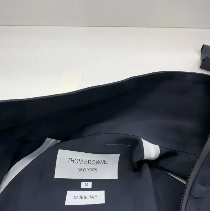 Thom Browne Thom Browne Navy Striped Sports Jacket for Men Size US M / EU 48-50 / 2 - 4 Thumbnail