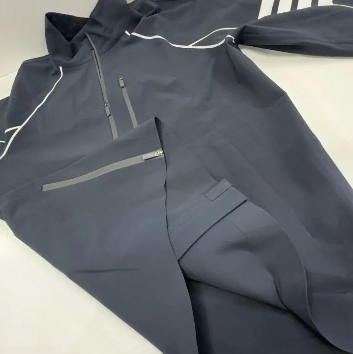 Thom Browne Thom Browne Navy Striped Sports Jacket for Men Size US M / EU 48-50 / 2 - 9 Thumbnail