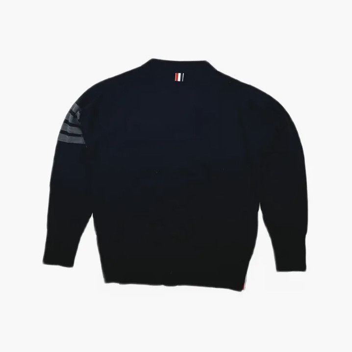 Thom Browne Thom Browne Classic Striped Merino Wool Cardigan Size US M / EU 48-50 / 2 - 3 Thumbnail