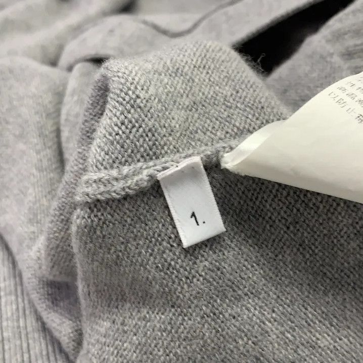 Thom Browne Thom Browne Gray Striped Wool Cardigan Size US S / EU 44-46 / 1 - 5 Thumbnail