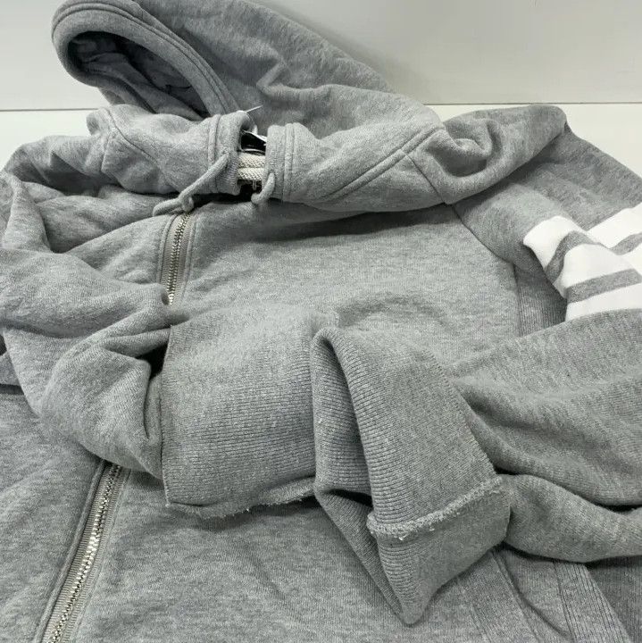 Thom Browne Thom Browne Gray Classic Hooded Sweatshirt Size US M / EU 48-50 / 2 - 10 Thumbnail