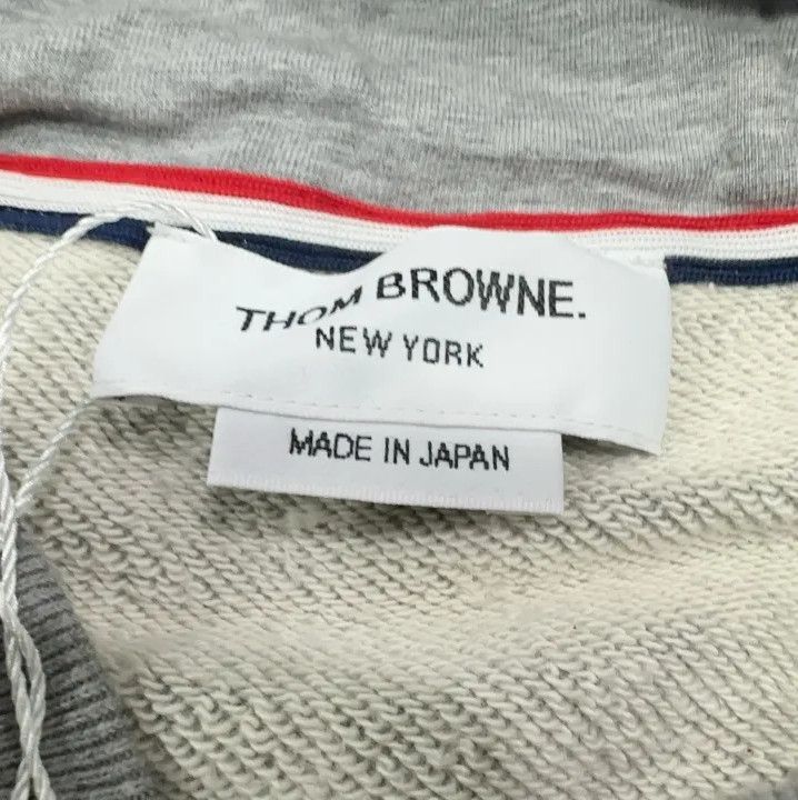 Thom Browne Thom Browne Gray Classic Hooded Sweatshirt Size US M / EU 48-50 / 2 - 6 Thumbnail