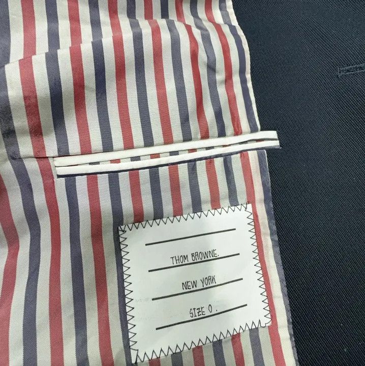 Thom Browne Thom Browne x FCB Navy Striped Blazer Size US M / EU 48-50 / 2 - 7 Thumbnail