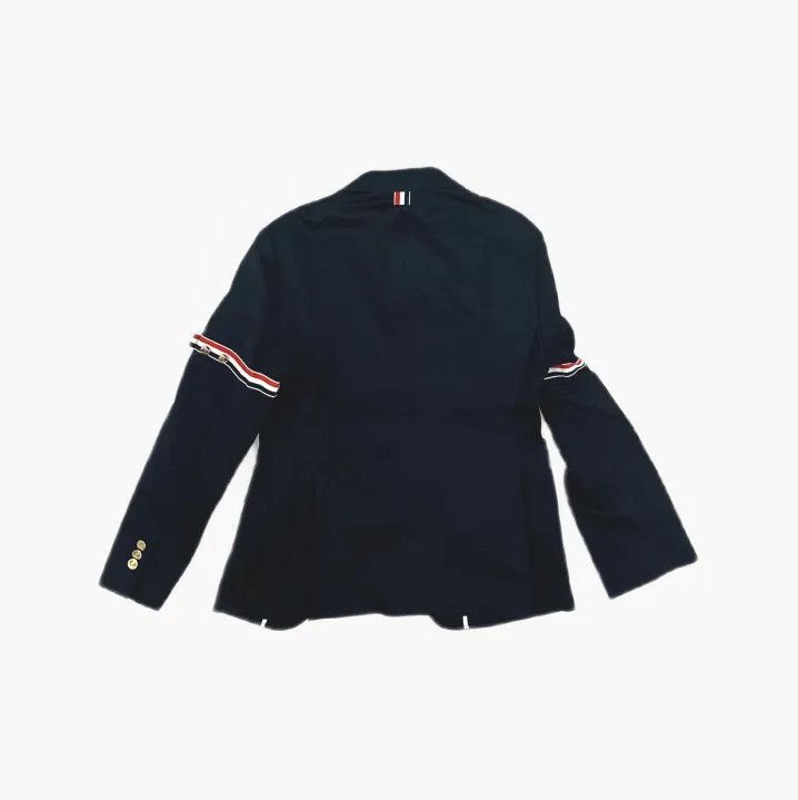 Thom Browne Thom Browne Navy Blue Lightweight Suit Jacket Size US M / EU 48-50 / 2 - 3 Thumbnail