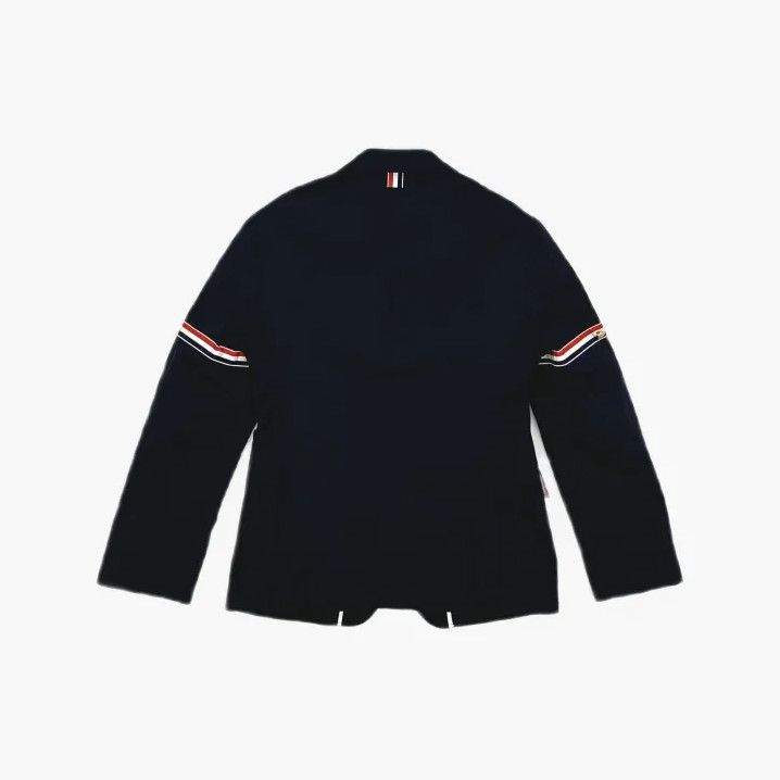 Thom Browne Thom Browne Navy Blue Breathable Suit Jacket Size US S / EU 44-46 / 1 - 3 Thumbnail