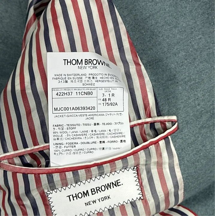 Thom Browne Thom Browne FW22 Four Stripe Men's Blazer Size US S / EU 44-46 / 1 - 3 Thumbnail