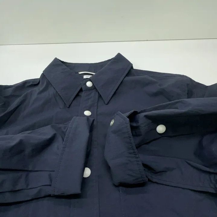 Thom Browne Thom Browne Casual Elegant Navy Button-Up Shirt Size US M / EU 48-50 / 2 - 7 Thumbnail