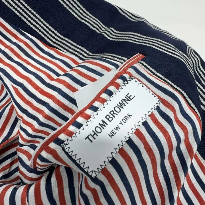 Thom Browne Thom Browne Striped Casual Blazer for Men and Women Size US M / EU 48-50 / 2 - 5 Thumbnail