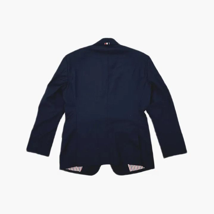 Thom Browne Thom Browne Navy Blue Single Breasted Blazer Size US M / EU 48-50 / 2 - 3 Thumbnail