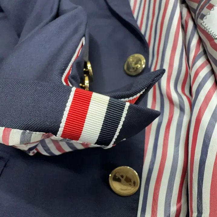 Thom Browne Thom Browne Navy Blue Single Breasted Blazer Size US M / EU 48-50 / 2 - 7 Thumbnail